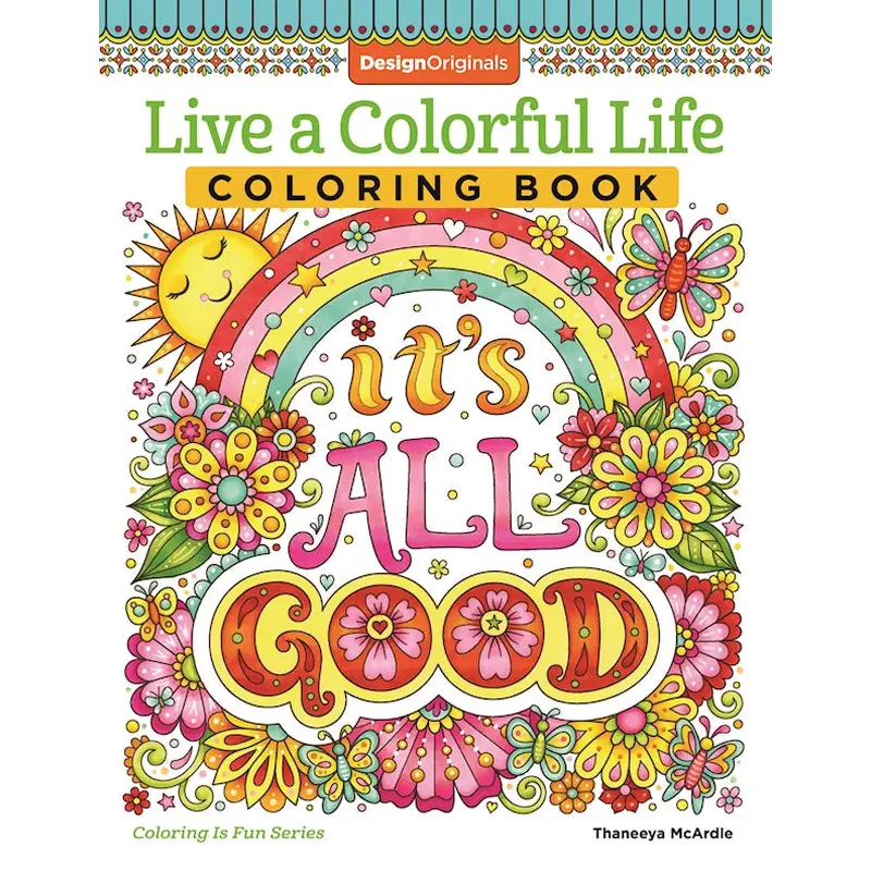 Live a Colorful Life Coloring Book