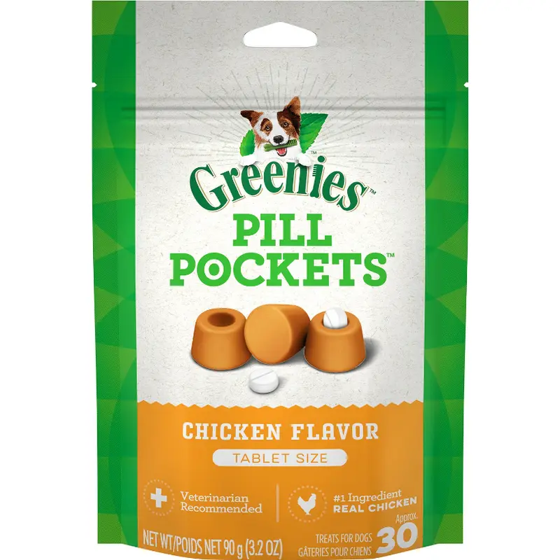 Greenies Pill Pockets  Tablets Chicken 3.2 oz ( 30 Count)
