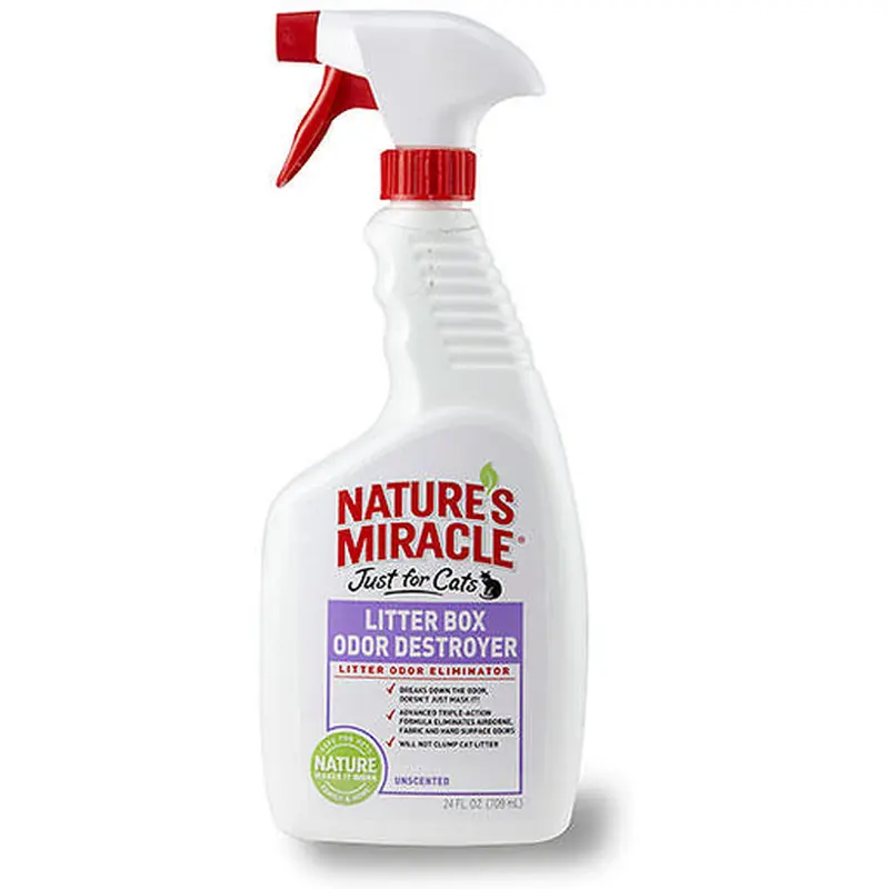 Nature's Miracle Just for Cats Litter Box Odor Destroyer 24 oz.