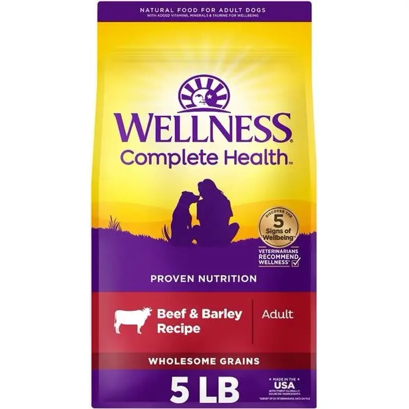 Wellness Complete Health Beef & Barley Adult Dry Dog Food