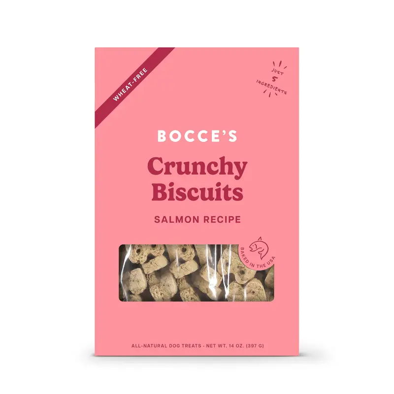 Bocce's Oven-Baked Biscuits Salmon 14 oz.