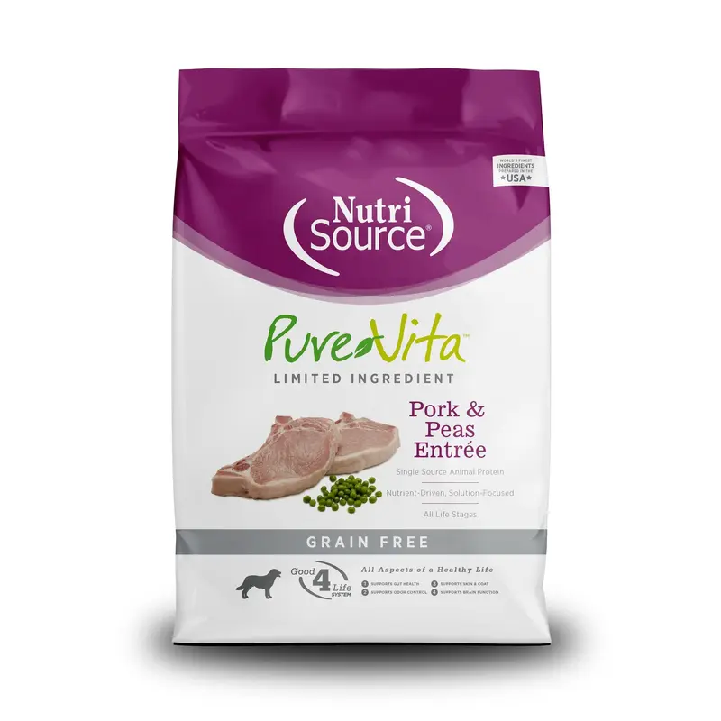 Pure Vita Grain-Free Pork & Peas Entree