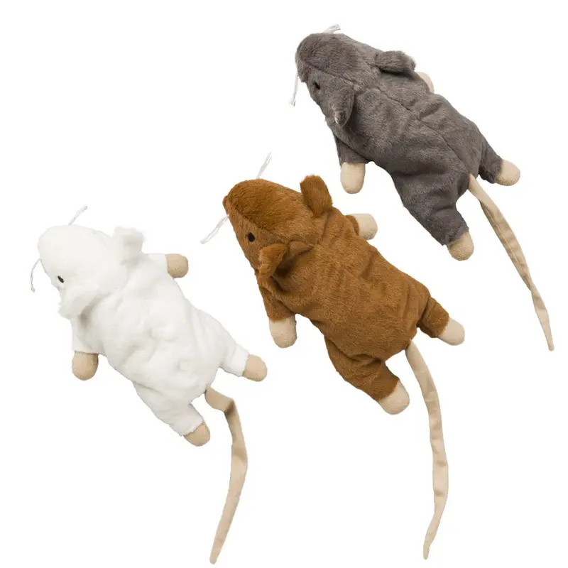 Spot Ethical Pet Cat Toy Super Mouse Sam With Catnip 11In Assorted