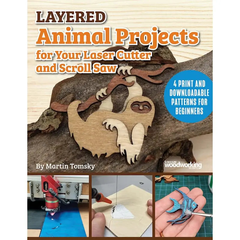Layered Animal Projects for Your Laser Cutter and Scroll Saw