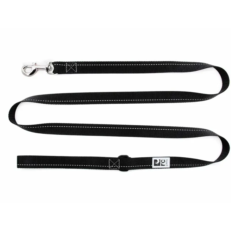 RC Pets Primary Dog Leash 1" x 4' Black