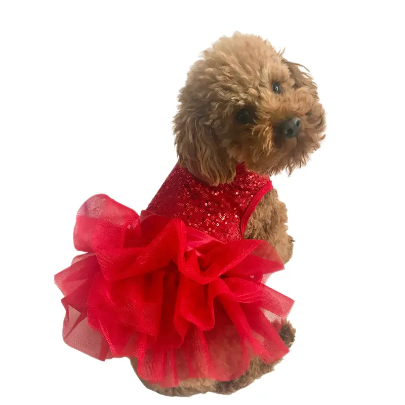 Picture Perfect Tutu Dress, Red Sequins