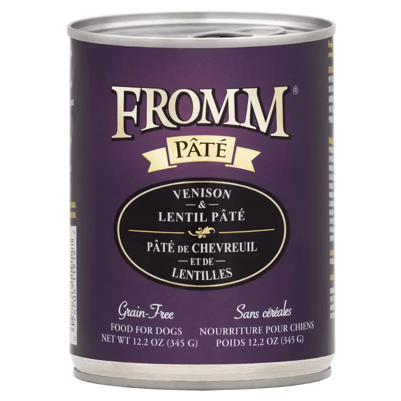 Fromm Grain Free Canned Venison & Lentil Pte Dog Food
