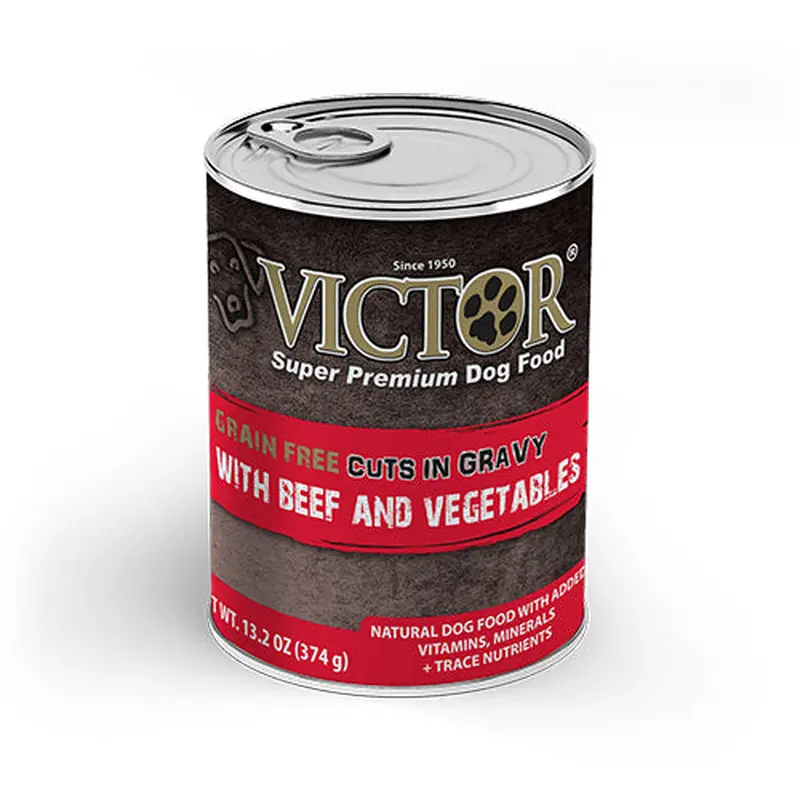 Victor Grain Free Cuts in Gravy with Beef and Vegetables 13.2oz