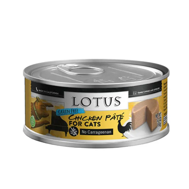 Lotus Wet Cat Food Grain-free Chicken Pate 2.75oz