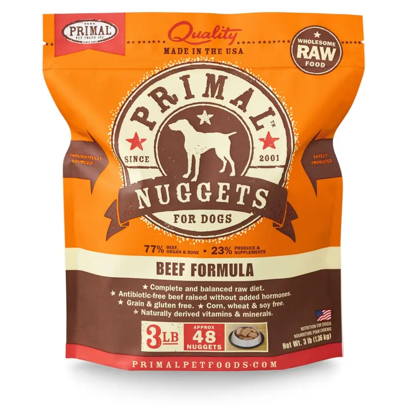 Primal Raw Frozen Beef Formula