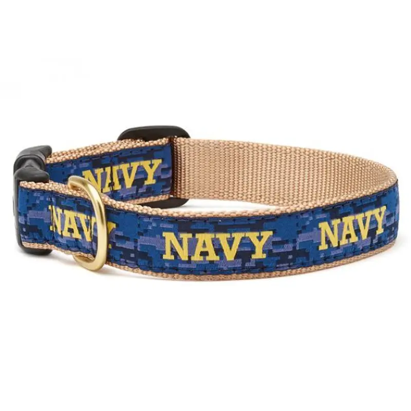Navy Dog Collar
