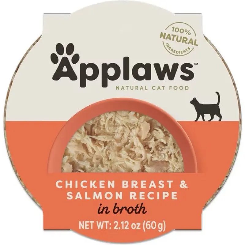 Applaws Chicken Breast & Salmon in Broth Wet Cat Food (2.12oz)