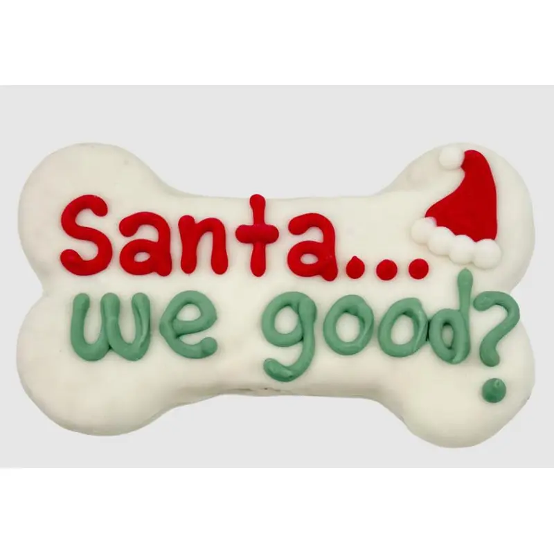 Bosco and Roxy Santa We Good? 6" Bone
