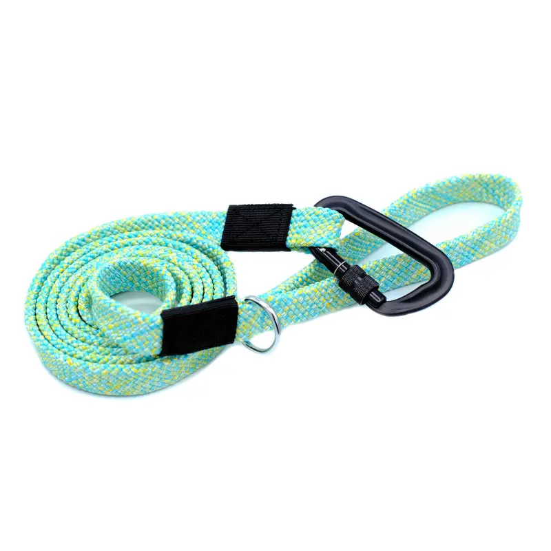 Adventure Style Mountain Wave Flat Weave Climbing Rope Dog Leash