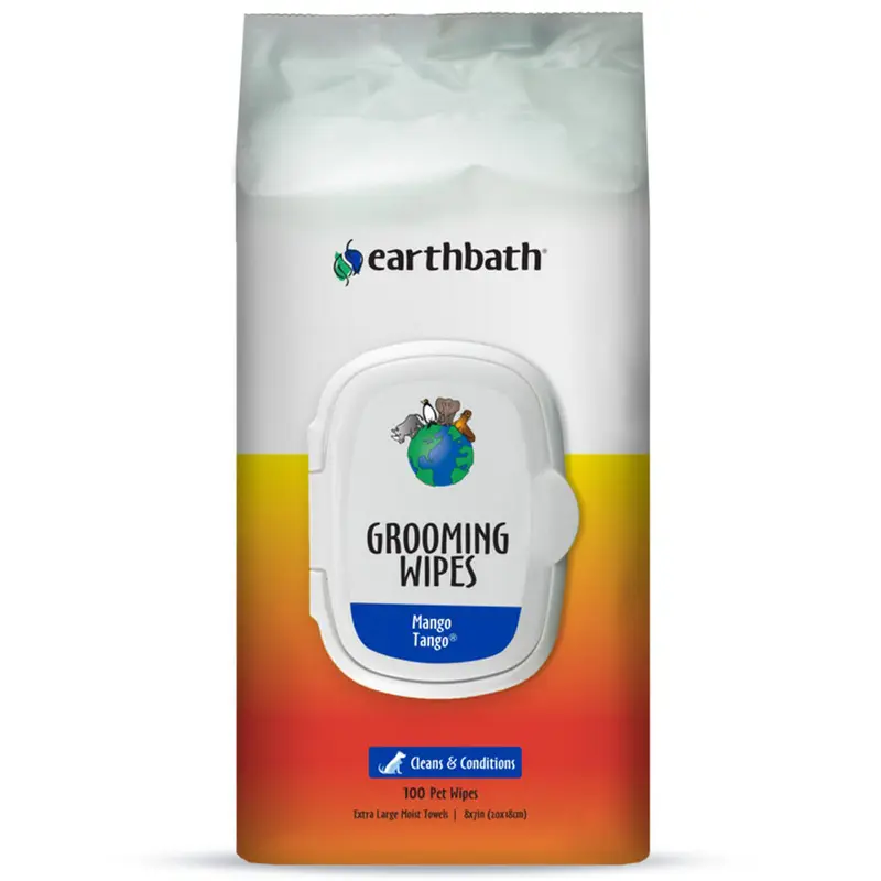 Earthbath Grooming Wipes Mango Tango 100Ct