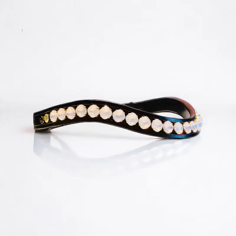 Fancy Delight Browband  Rose Water Opal