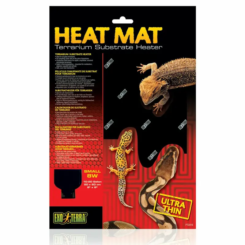 Exo Terra Heat Mat 8W Terrarium Substrate Heater