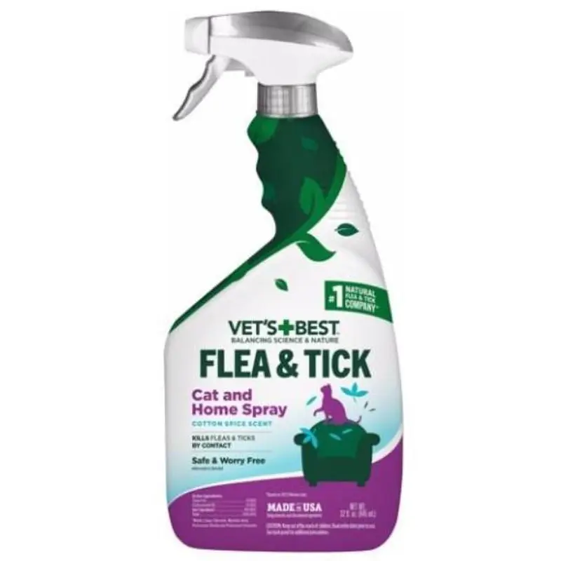 Vet's Best Flea & Tick Home Spray Cat 32 oz