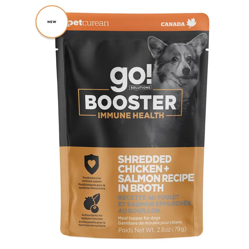 Go! Solutions Dog Booster Immune Health Chicken + Salmon Shred