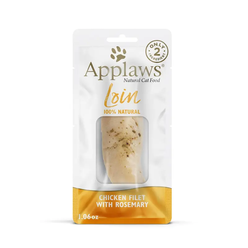 Applaws Cat Treat Pouch 1.06oz Chicken Rosemary Loin