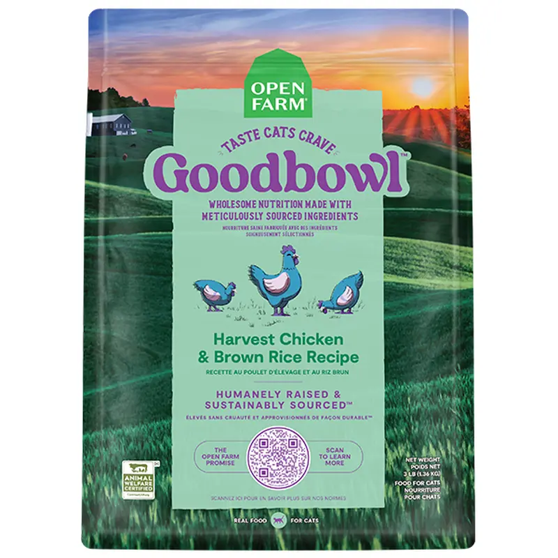 Open Farm Cat GoodBowl Chicken & Brown Rice 3 lb