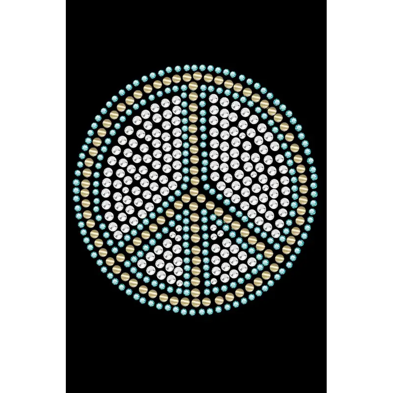 Peace Sign (Blue) - Custom Tutu