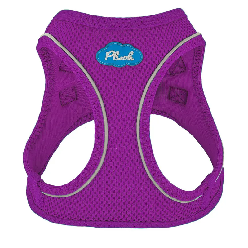 Plush Step In Dog Harness Small Purple