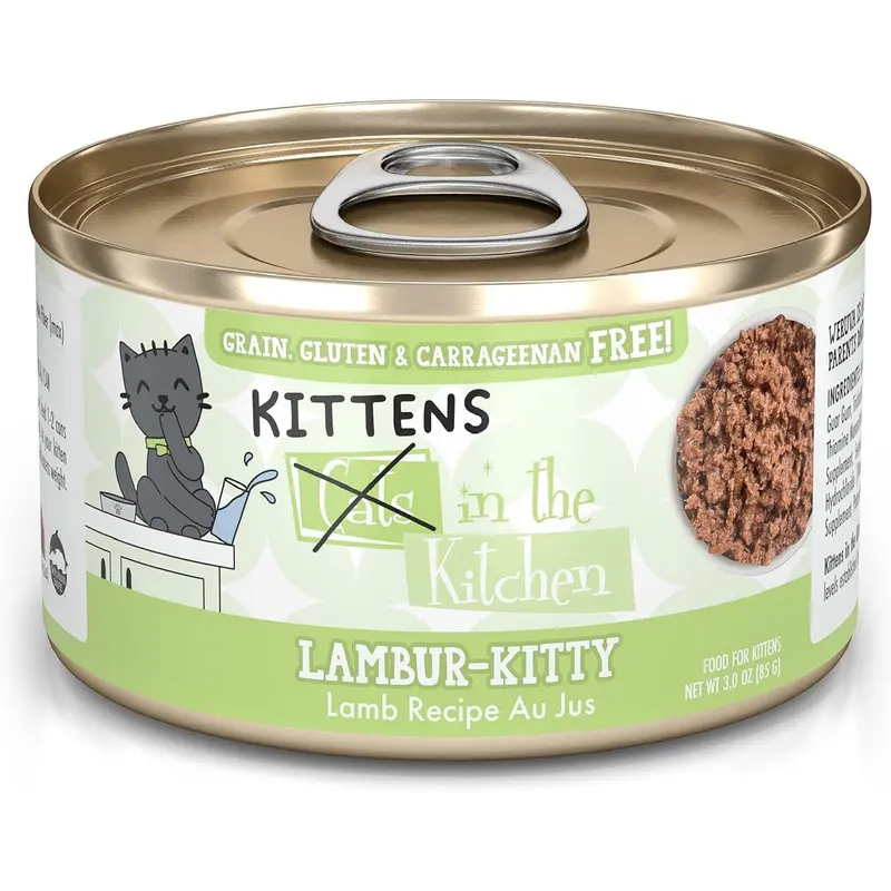 Weruva Cats In the Kitchen Kitten Wet Cat Food - Lamb Recipe Au Jus Lambur-Kitty - 3oz Can