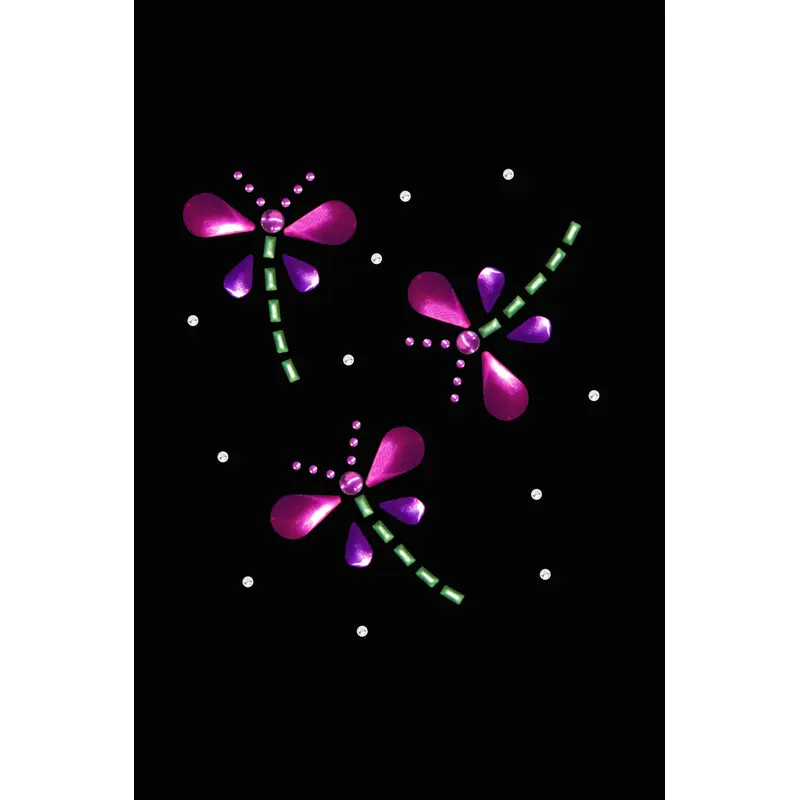 Pink & Purple Nailhead Dragonflies - Bandannas