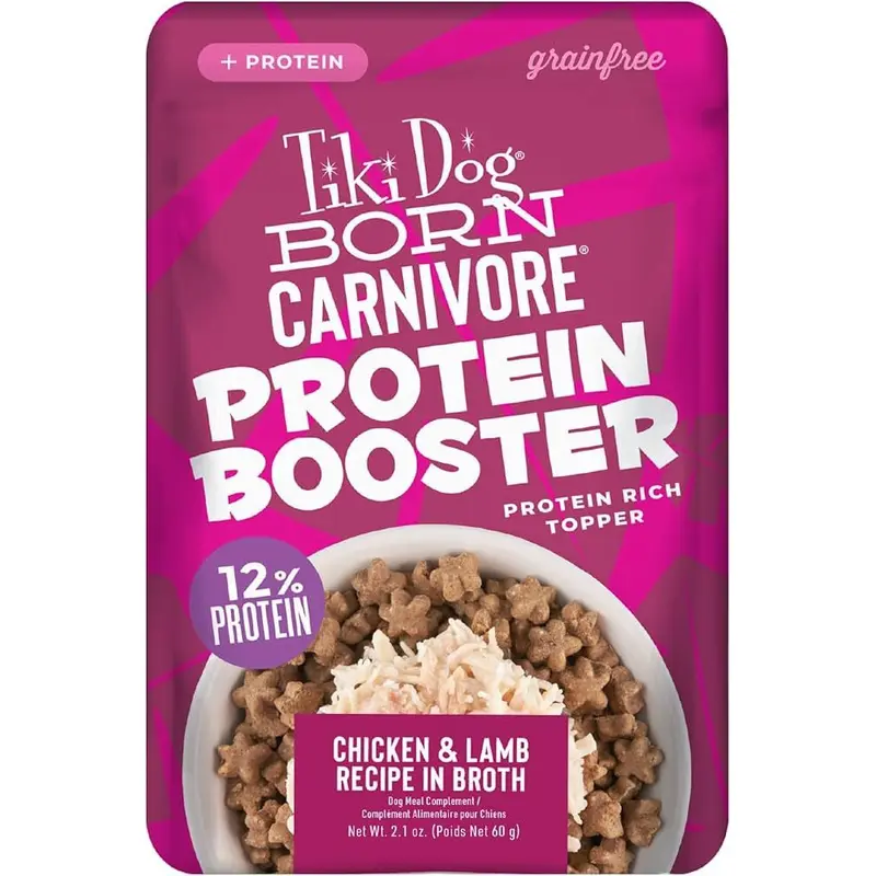 Tiki Dog Protein Booster Topper Chkn/Lamb 2.1oz