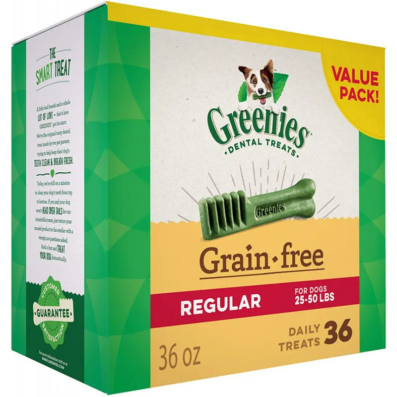 Greenies Regular Grain Free Dental Dog Chews