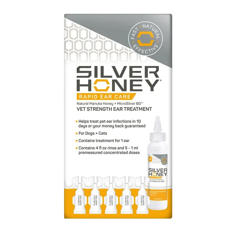 VSI Absorbine Silver Honey Vet Strength 2 Step Ear Treatment