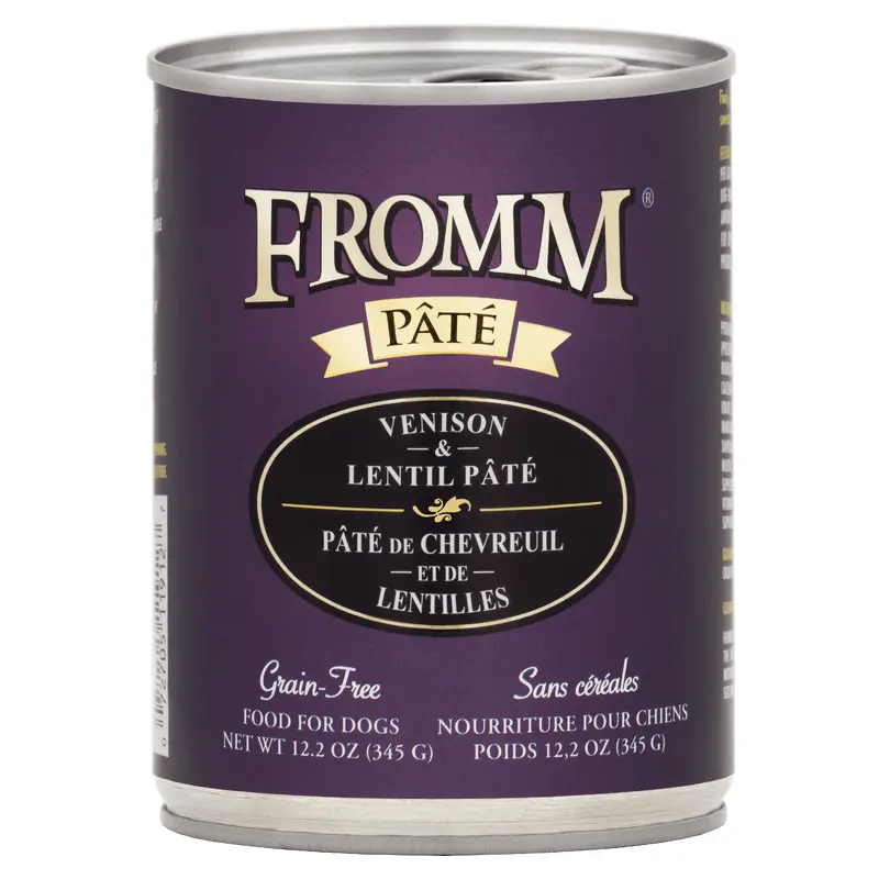 Fromm Venison & Lentil Pt Food for Dogs 12.2 oz