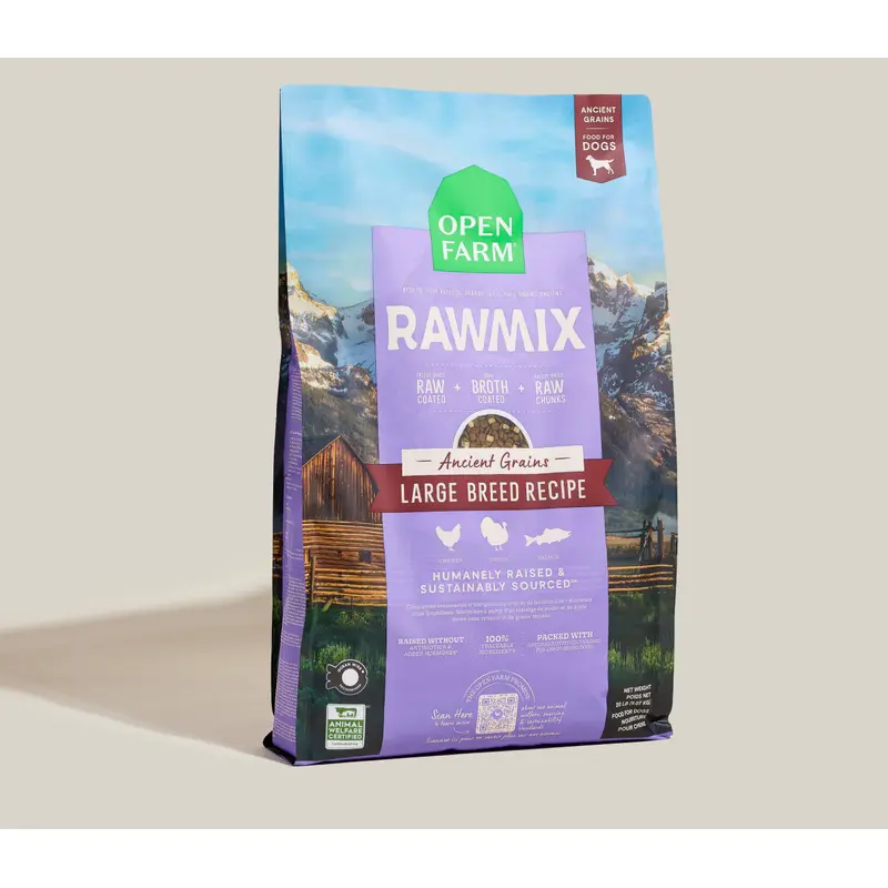 Open Farm Raw Mix Ancient Grain Large Breed 20 lb