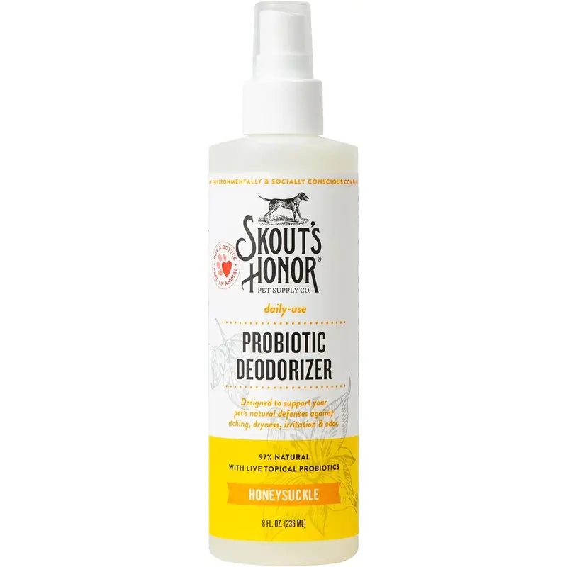 Skout's Honor Dog Probiotic Daily Use Honeysuckle Deodorizer 8 oz