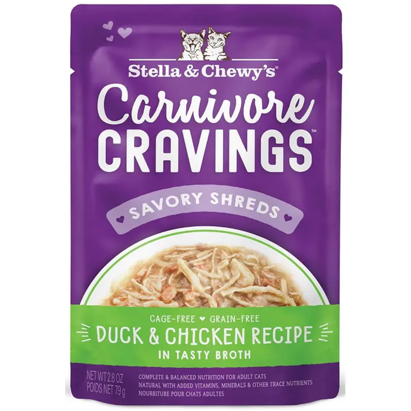 Stella & Chewy's Cat Carnivore Cravings Duck & Chicken Pouch