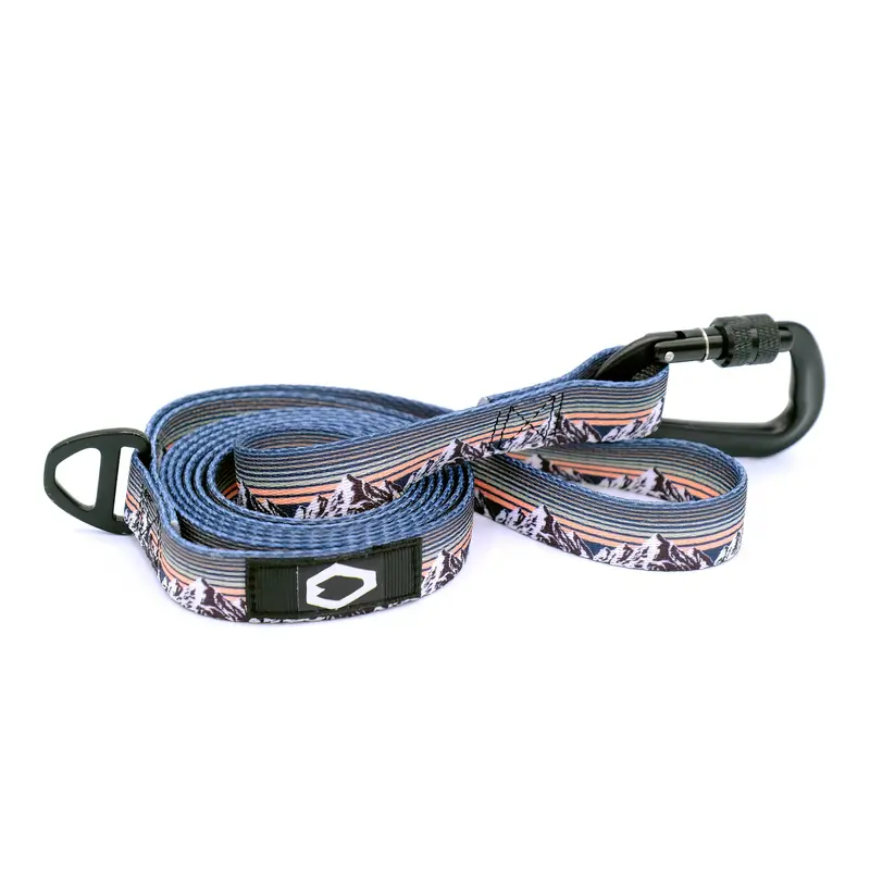 Outdoor Style Mountain Sunset Nylon Dog Leash
