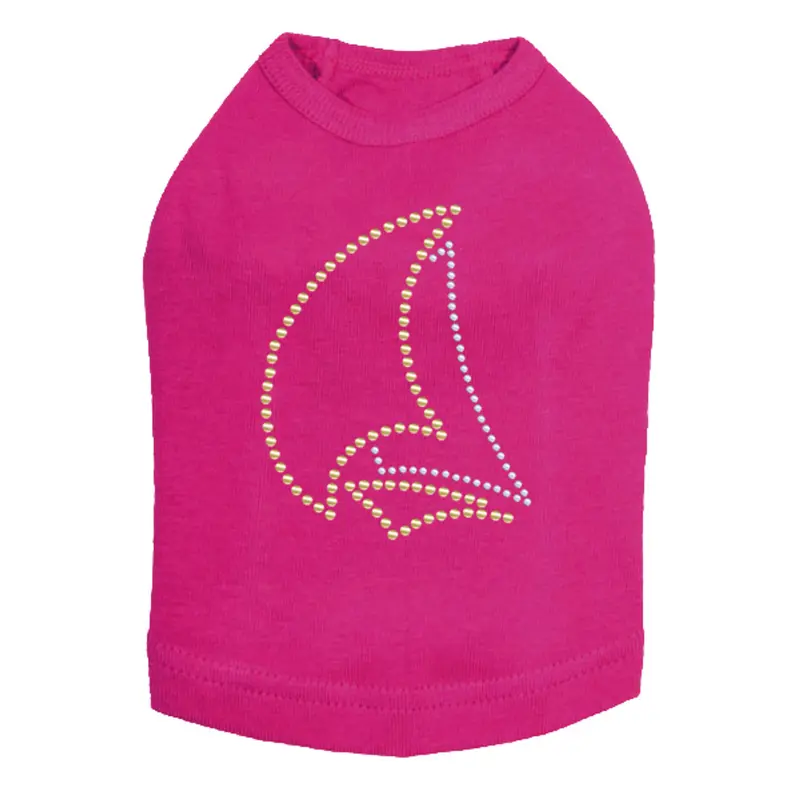 Sailboat (Small - Nailhead)  - Dog Tank