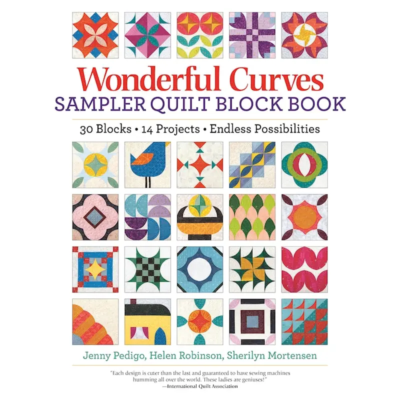 Wonderful Curves Sampler Quilt Block Book