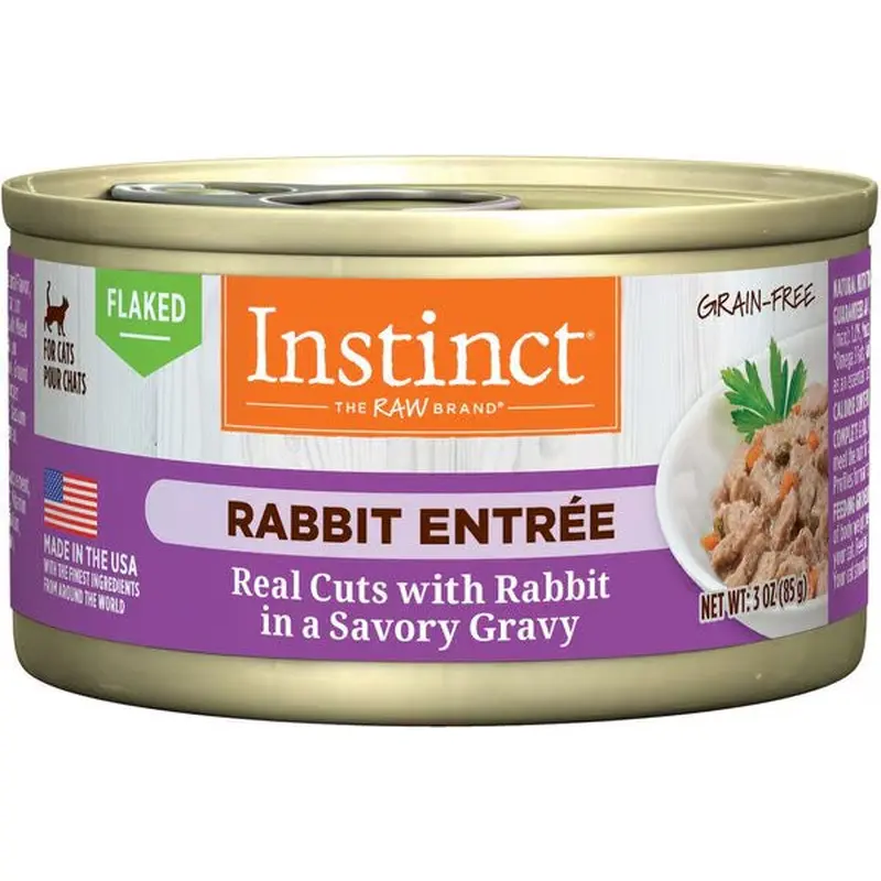 Instinct Flaked Rabbit Wet Cat Food (3oz)