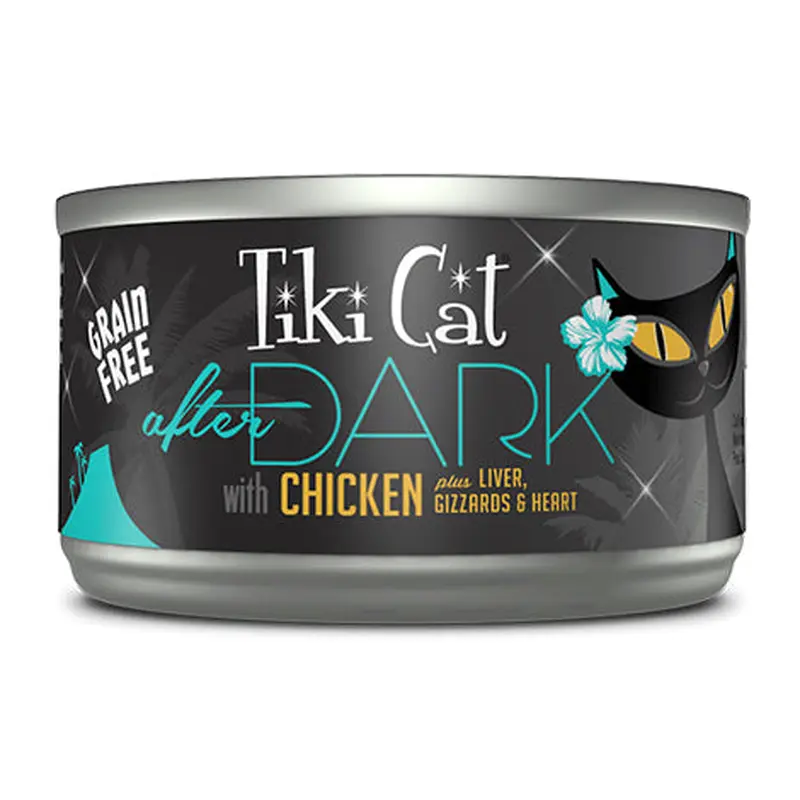 Tiki Cat After Dark Chicken Canned Cat Food 2.8oz