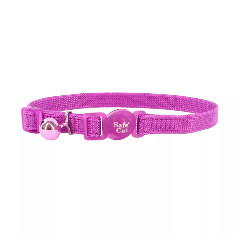 Coastal Safe Cat 3/8in Wide 8-12in Snag-proof Breakaway Collar Orchid