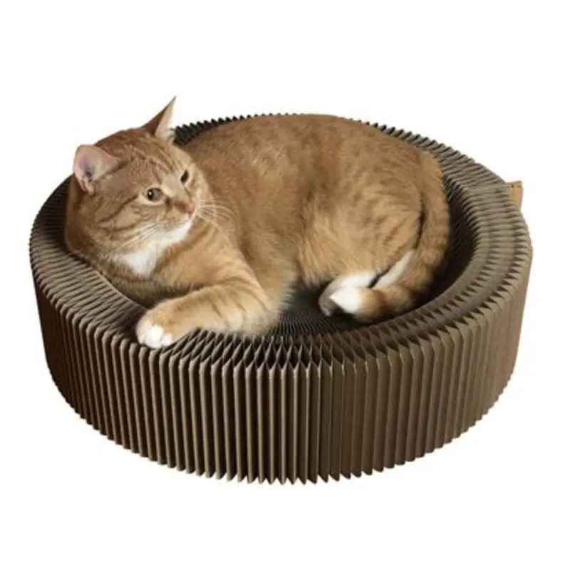 Travel Cat Accordion Travel Cardboard Bed & Scrathcher