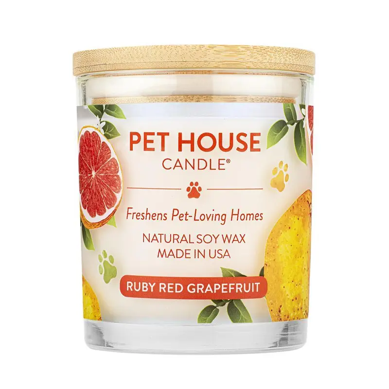 Pet House Candle Ruby Red Grapefruit