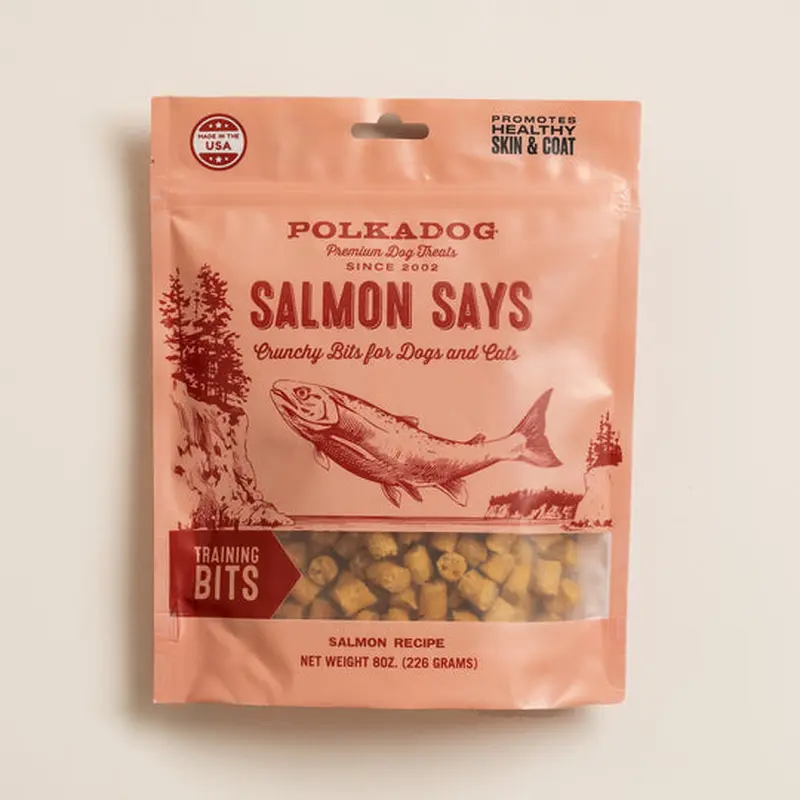 Polkadog Salmon Says Bits 8oz