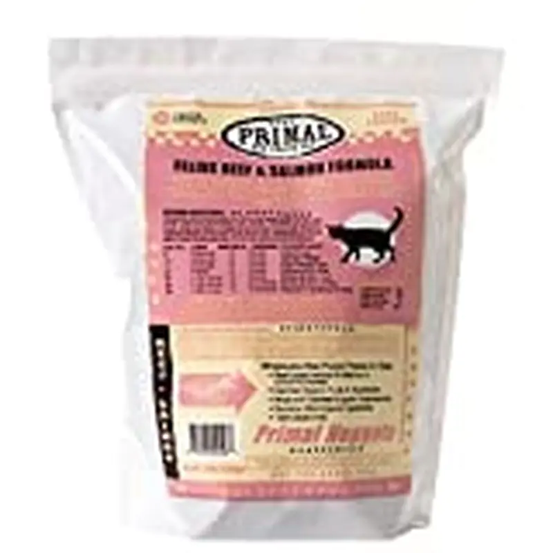 PRIMAL PET FOODS 850180 Feline Beef/Salmon Nuggets for Pets, 3-Pound