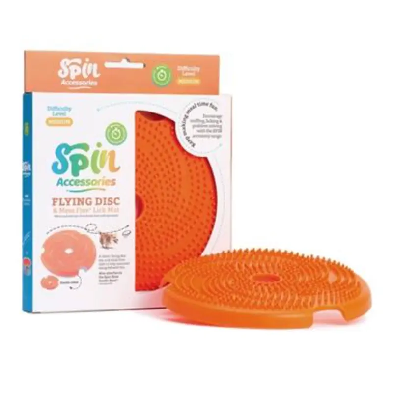 Spin Disc Interactice Lick Feeder & Frisbee