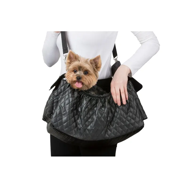 Gigi Sling - Black Quilted