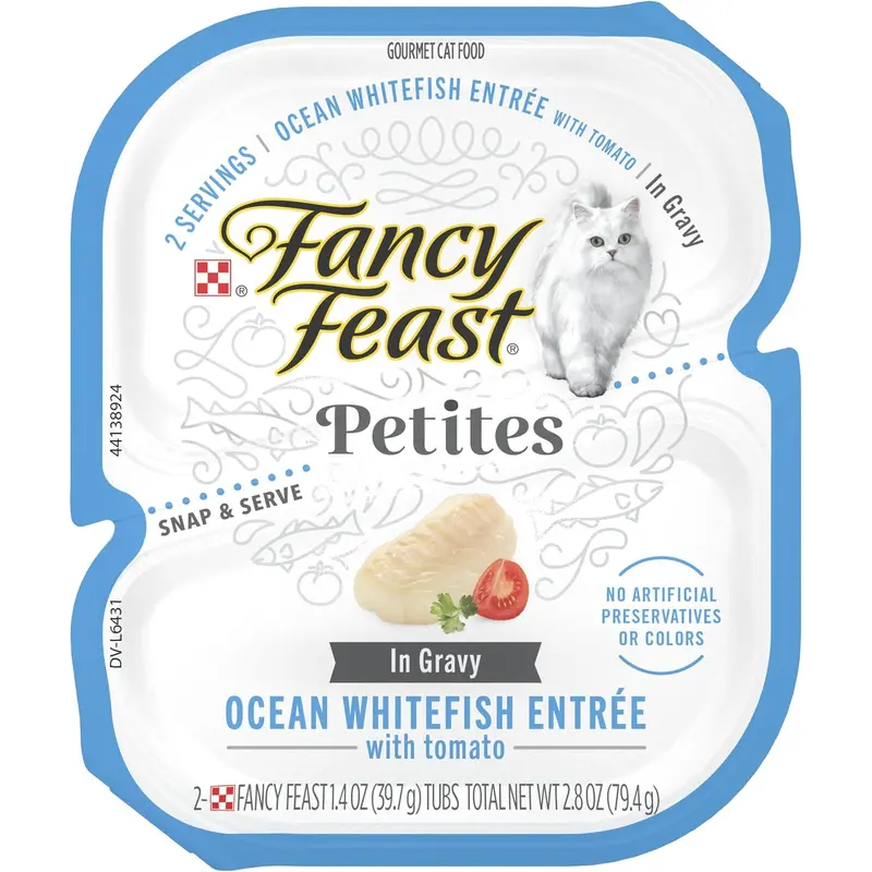 Fancy Feast Petites Ocean Whitefish with Tomato Wet Cat Food (2.8oz)