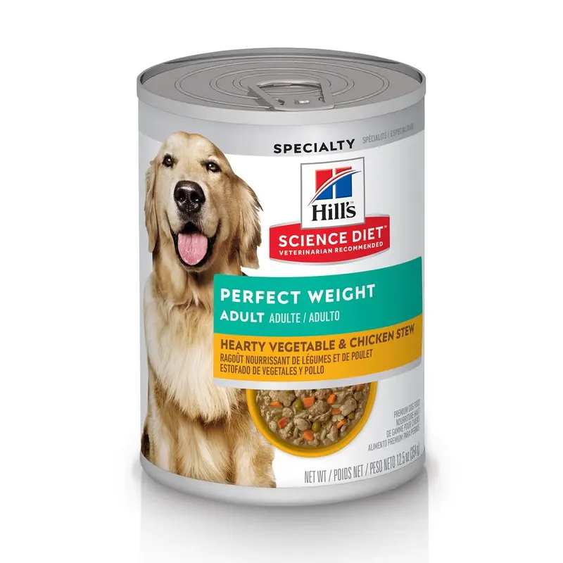 Science Diet Adult Perfect Weight Hearty Vegetable & Chicken Stew (12.5oz)